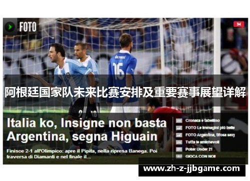 阿根廷国家队未来比赛安排及重要赛事展望详解